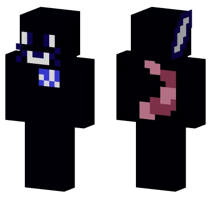 Black and White Panda Minecraft skin