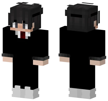 Black and White Suit Minecraft skin