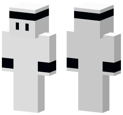 Black and White Suit Minecraft skin