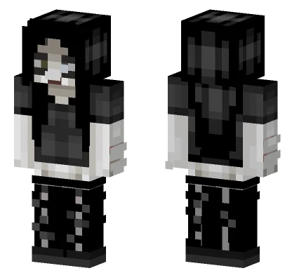 Black and White Suit Minecraft skin