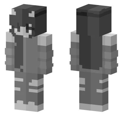 Black And White Te Minecraft skin