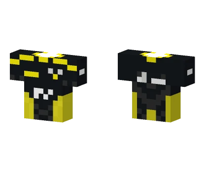 Black and Yellow Jersey Minecraft skin