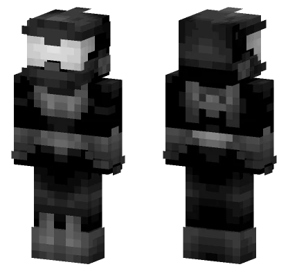 Black Armor Suit Minecraft skin