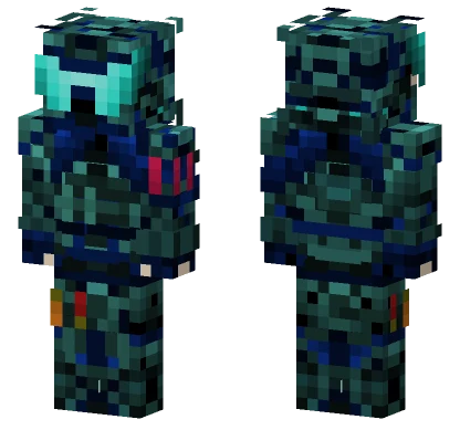 Black Barret Assaulter Minecraft skin