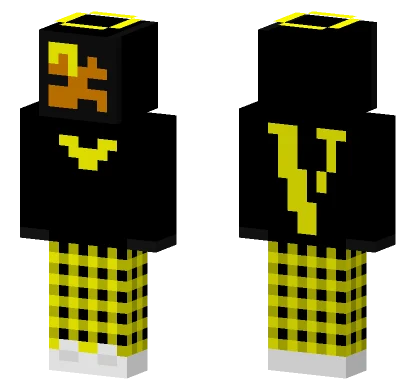 Black Bat Suit Minecraft skin