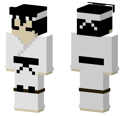 Black Belt Fixed Minecraft skin