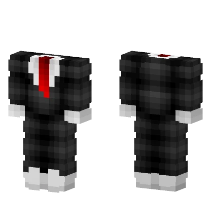 Black Business Suit Base Minecraft skin
