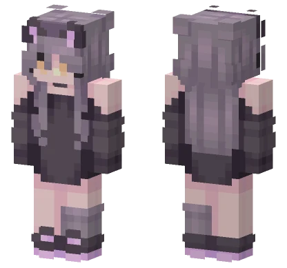 Black Cat 008 Minecraft skin