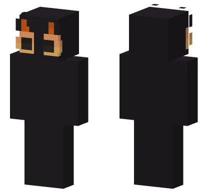 Black Cat Minecraft skin