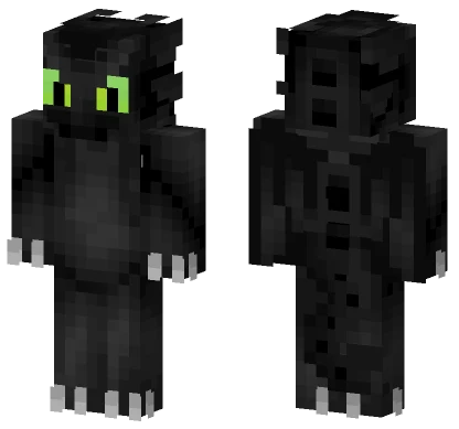 Black Cat Minecraft skin