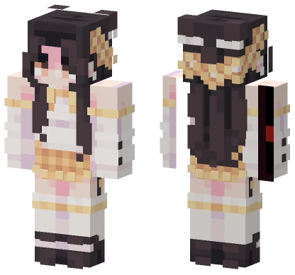 Black Cat Outfit Minecraft skin