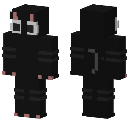 Black Cat Pajamas Minecraft skin