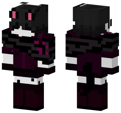 Black Cat Skin Minecraft skin
