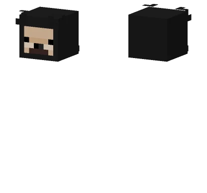 Black Cat With Hat Minecraft skin