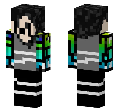 Black Cloak Figure Minecraft skin