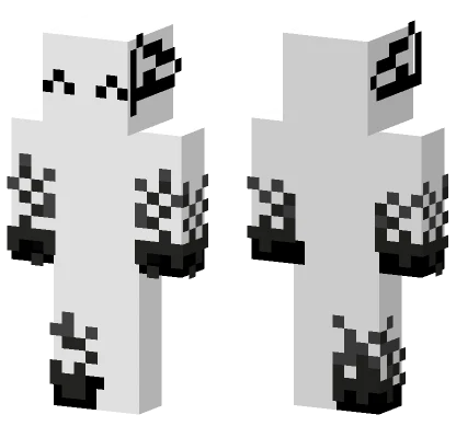 Black Corruption Minecraft skin