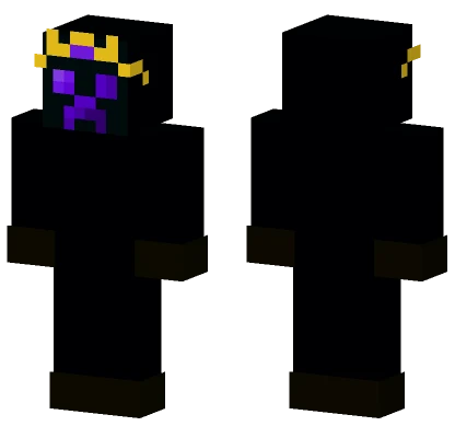 Black Creeper Minecraft skin