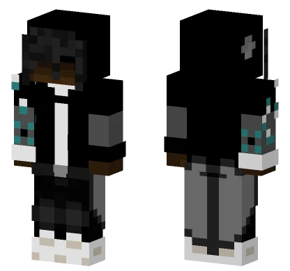 Black Dog Character Minecraft skin