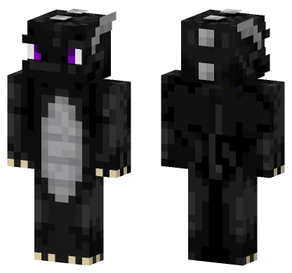 Black Dragon Skin Minecraft skin