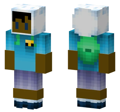 Black Finn Skin Minecraft skin