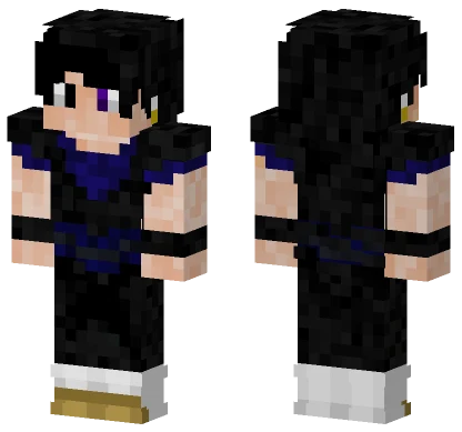 Black Haired Anime Boy Minecraft skin
