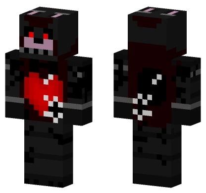 Black Heart Bonnie Minecraft skin