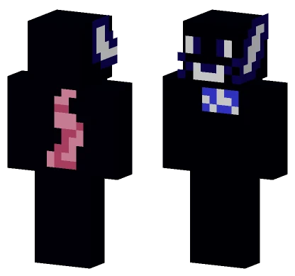 Black Hooded Figure Minecraft skin