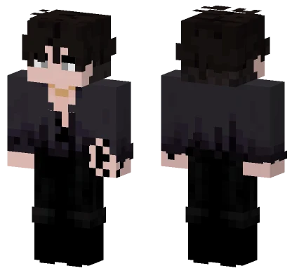 Black Hoodie Boy Minecraft skin