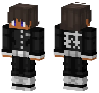 Black Hoodie Boy Minecraft skin