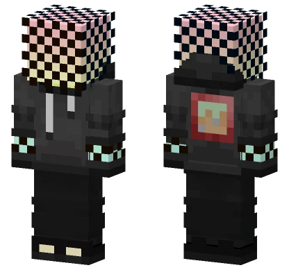 Black Hoodie With Goggles Minecraft skin