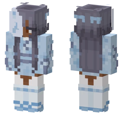 Black Kimono Girl3 0 Minecraft skin