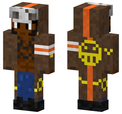 Black Law Dressrosa Minecraft skin
