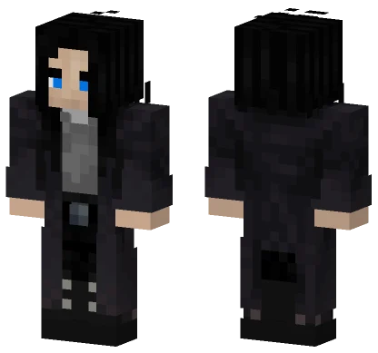 Black Leather Jacket Boy Minecraft skin
