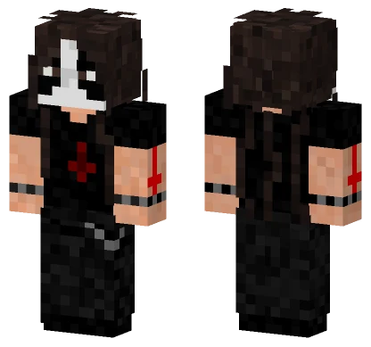 Black Metal Skin Minecraft skin