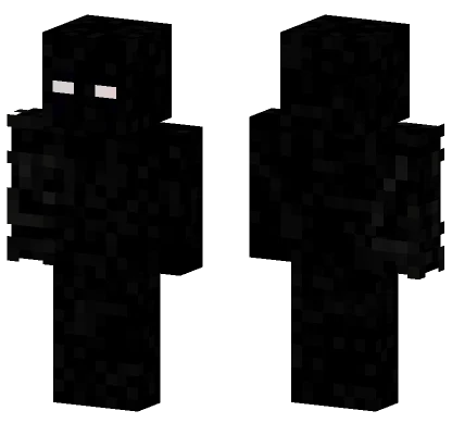 Black Null Minecraft skin