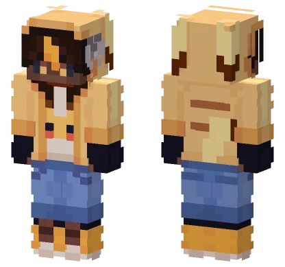 Black Pikachu Minecraft skin