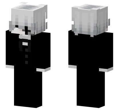 Black Samurai Armor Minecraft skin