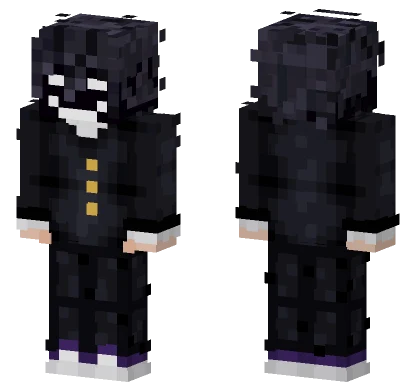 Black School Uniform Minecraft skin