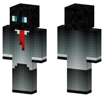 Black Snake Creature Minecraft skin