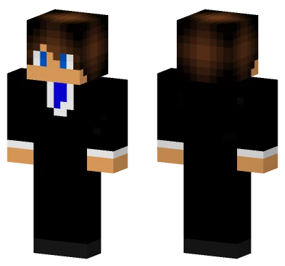 Black Suit Minecraft skin