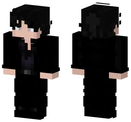 Black Suit Boy Minecraft skin