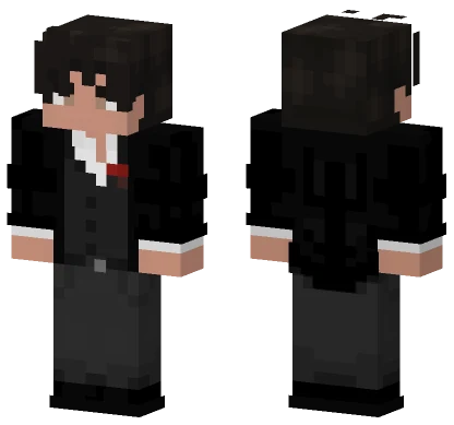 Black Suit Boy Minecraft skin