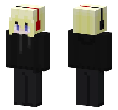 Black Hoodie Jeans Minecraft skin