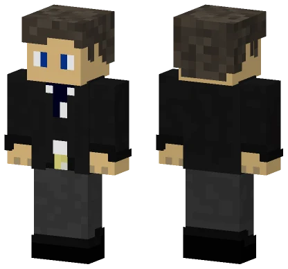 Black Suit Gentleman Minecraft skin