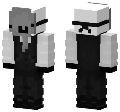 Black Suit Gentleman Minecraft skin