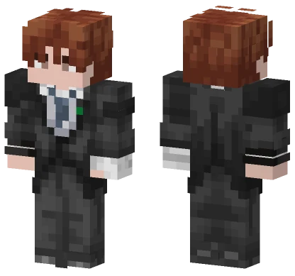Black Suit Man Minecraft skin