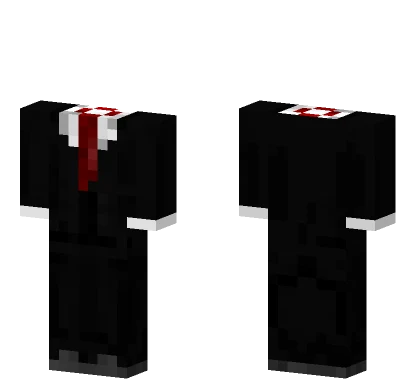 Black Suit Skin Minecraft skin
