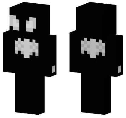 Black Suit Spider-Man Minecraft skin