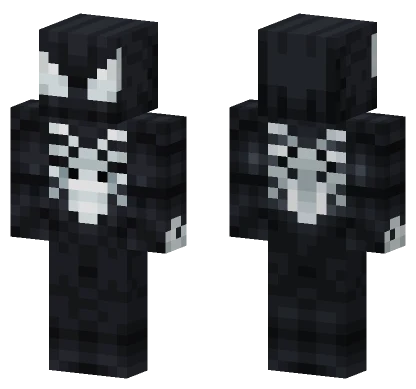 Black Suit Spider-Man Minecraft skin