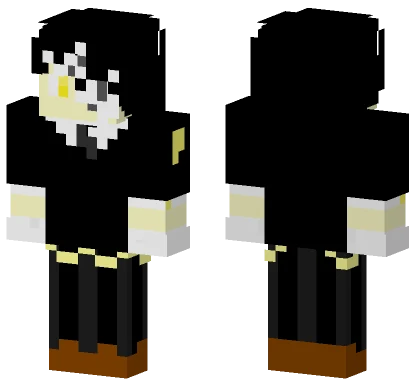 Black Suit With Tie Minecraft skin